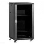 WSB 6422i – Bastidor mural 19" - Rack 22U com porta de vidro. WSB 6422i – Bastidor mural 19" - Rack 22U com porta de vidro.